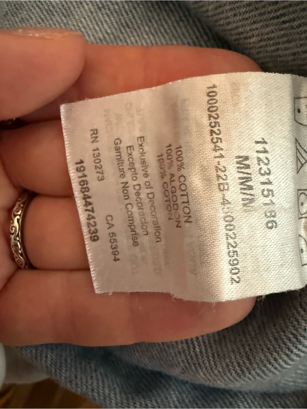 wranglers crop light denim jacket size m - Picture 5 of 7